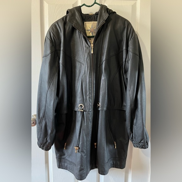 Middlebrook Genuine Leather jacket. Black. Sz Medium - Picture 1 of 4